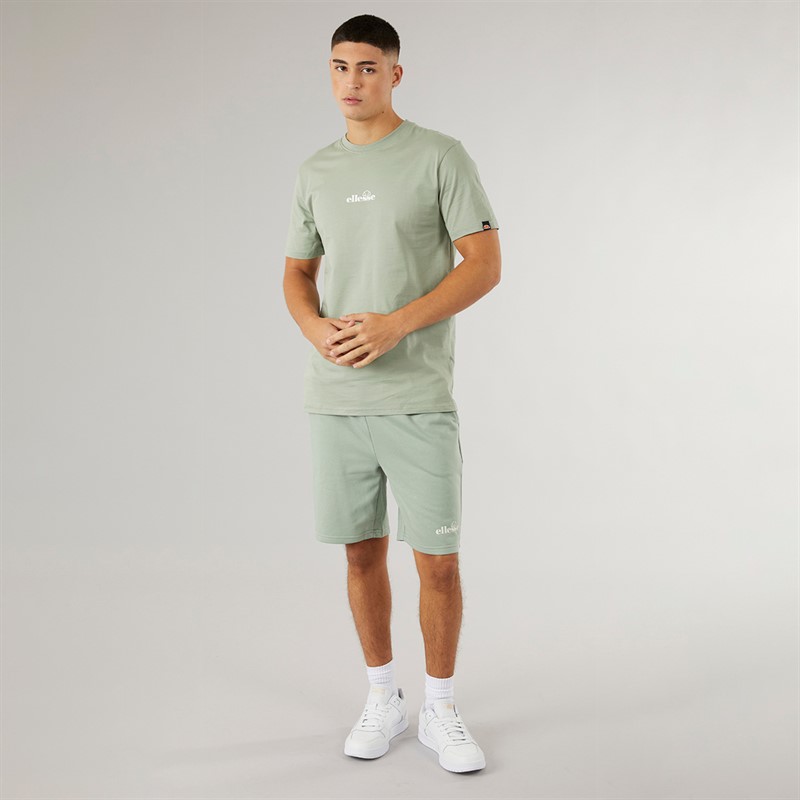 Ellesse Mens Molla Fleece Shorts Green