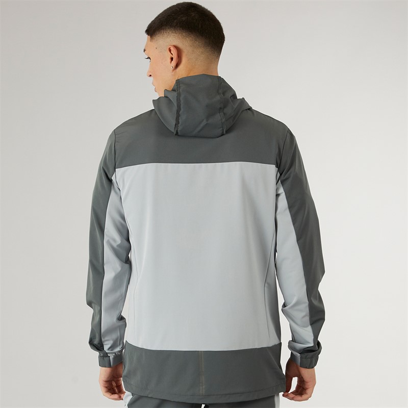 Ellesse Mens Corsarno Full Zip Jacket Dark Grey/Light Grey