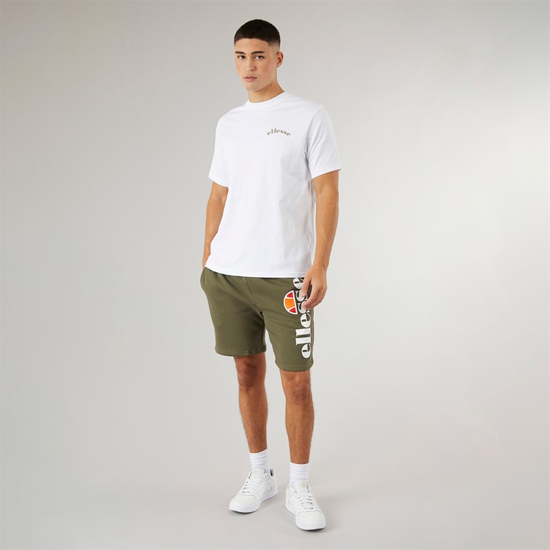 Ellesse Mens Courtside Club Graphic T-Shirt White