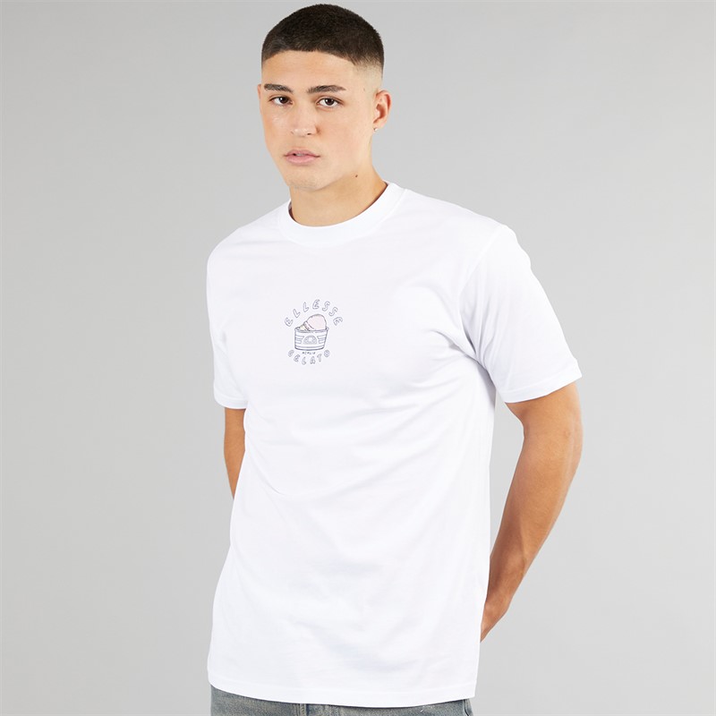 Ellesse Mens Stradone Graphic T-Shirt White