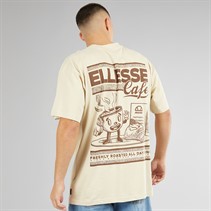 Ellesse Mens Mulini Graphic T-Shirt Beige