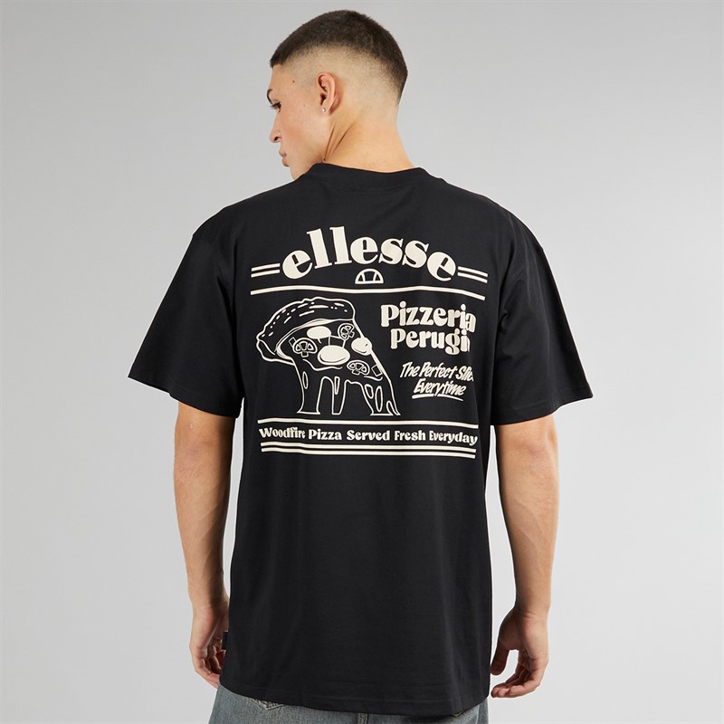Ellesse Mens Canoci Graphic T-Shirt Black