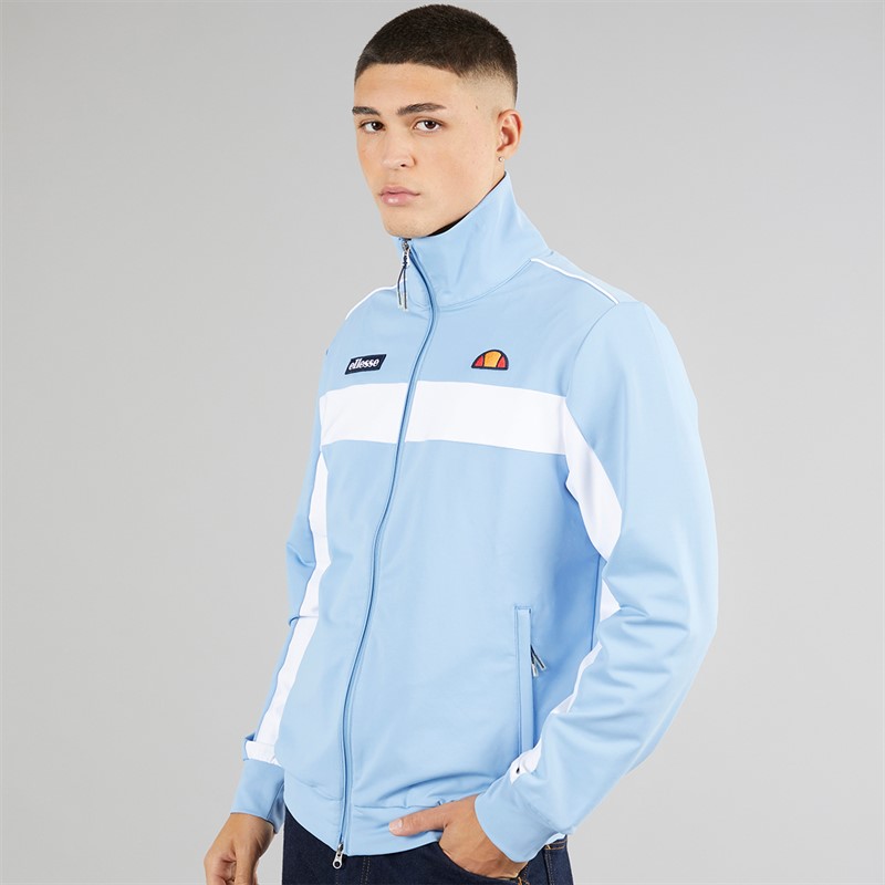 Ellesse Mens Riminali Track Top Light Blue