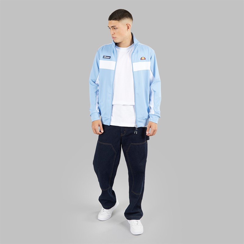 Ellesse Mens Riminali Track Top Light Blue