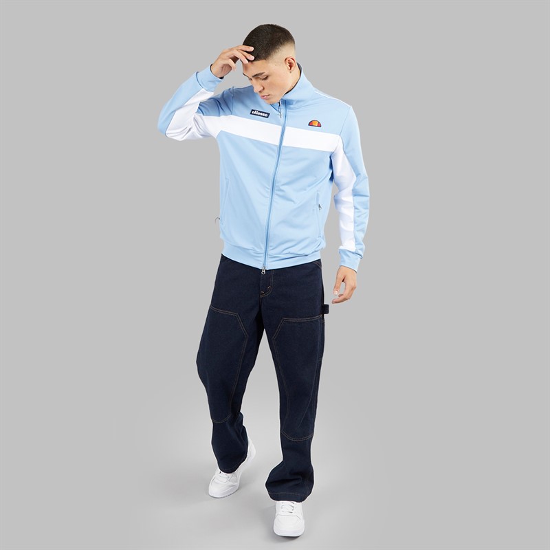Ellesse Mens Riminali Track Top Light Blue