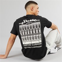 Ellesse Mens Courtside Club Graphic T-Shirt Black