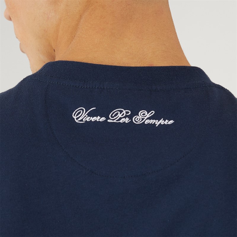 Ellesse Mens Dinelli T-Shirt Navy