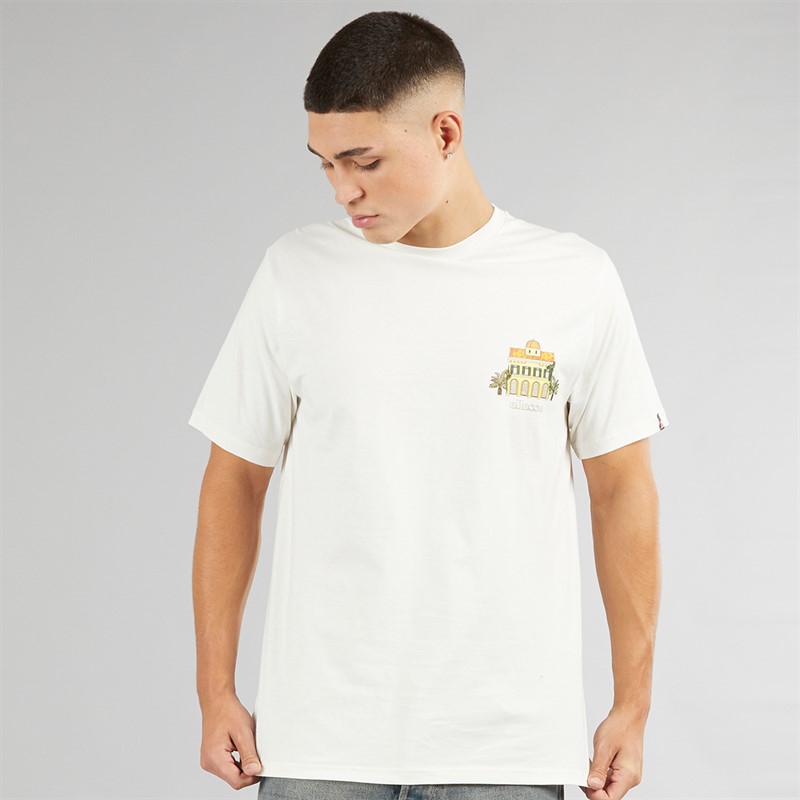 Ellesse Mens Piazzo Graphic T-Shirt Off White