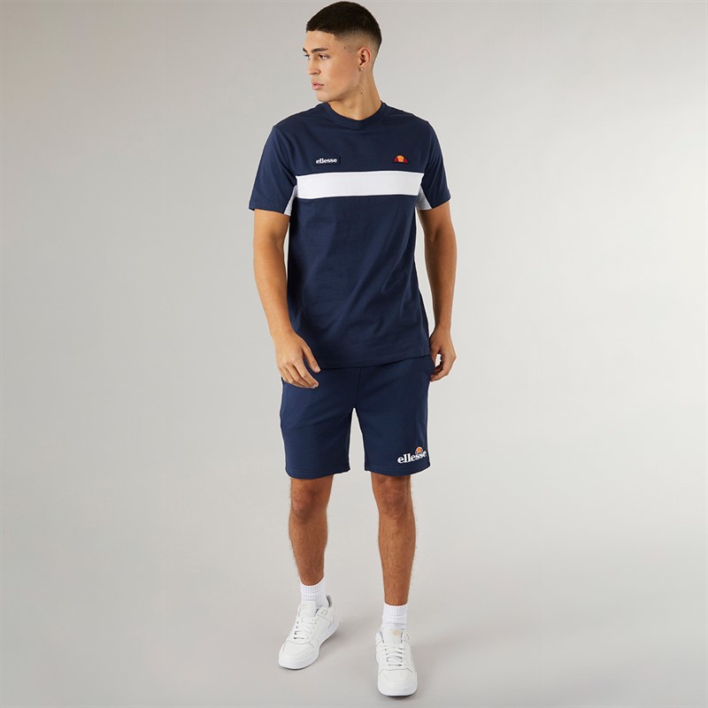 Ellesse Mens Silvan Fleece Shorts Navy