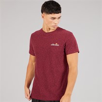 Ellesse Herren Dundalk Laufshirt Burgundy Marl