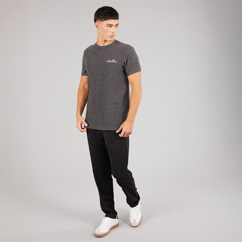 Ellesse Herren Dundalk Laufshirt Black Marl