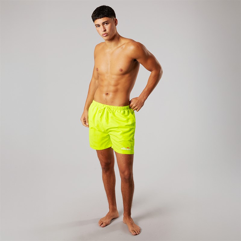Ellesse Herren Laminardo Schwimmshorts Neon Yellow