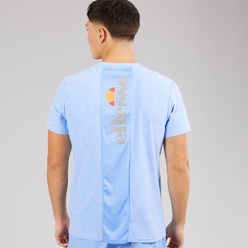 Ellesse Herren Dundalk Laufshirt Blue Marl