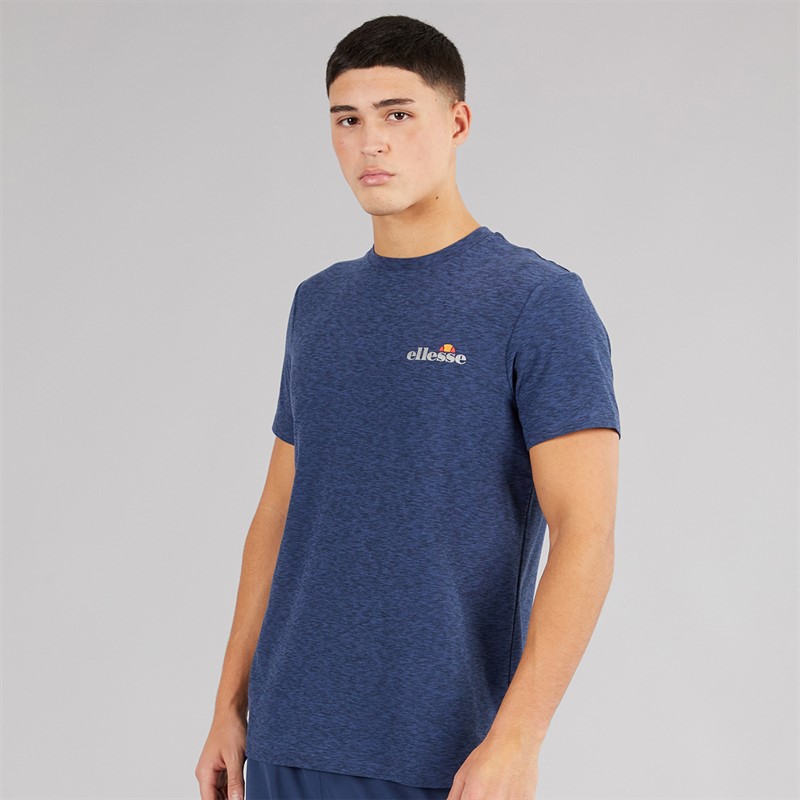 Ellesse Herren Dundalk Lauf Oberteil Navy Marl