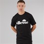 Ellesse Herren Cleffios Logo T Shirt Schwarz/Weiß