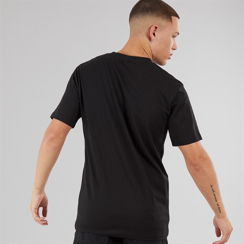 Ellesse Herren Cleffios Logo T Shirt Schwarz/Weiß