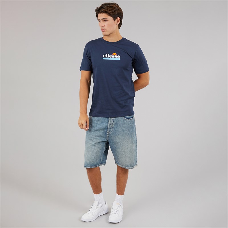 Ellesse Mens Tuscania T-Shirt Navy