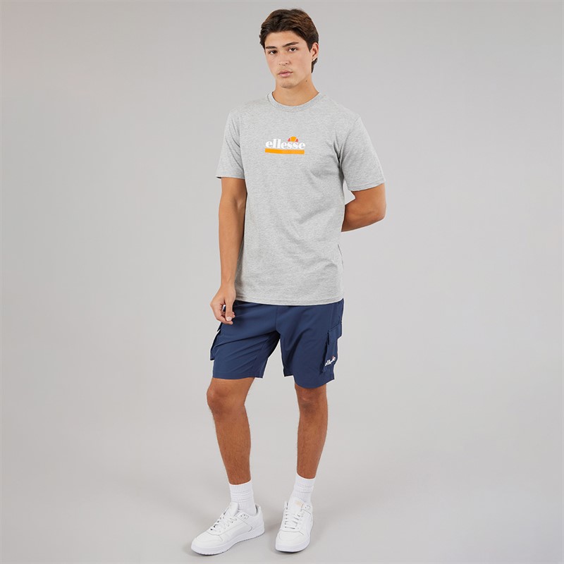 Ellesse Mens Tuscania T-Shirt Light Grey