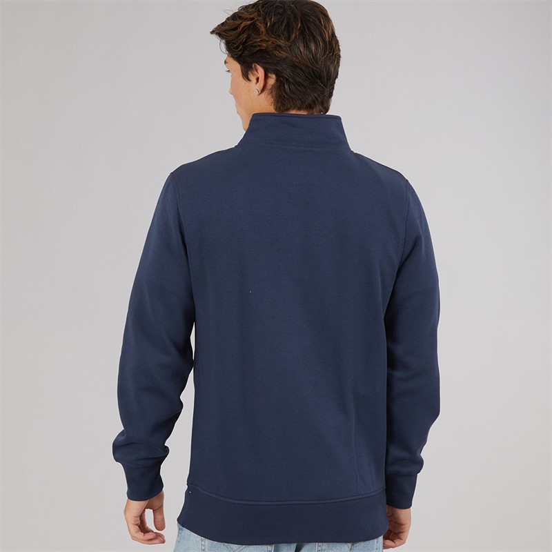 Ellesse Mens Full Zip Sweatshirt Navy