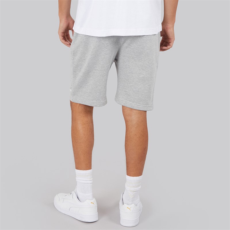 Ellesse Mens Herl Sweat Shorts Light Grey Marl