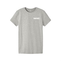 Fortnite Drenge T-shirts Lys Grå Mergel