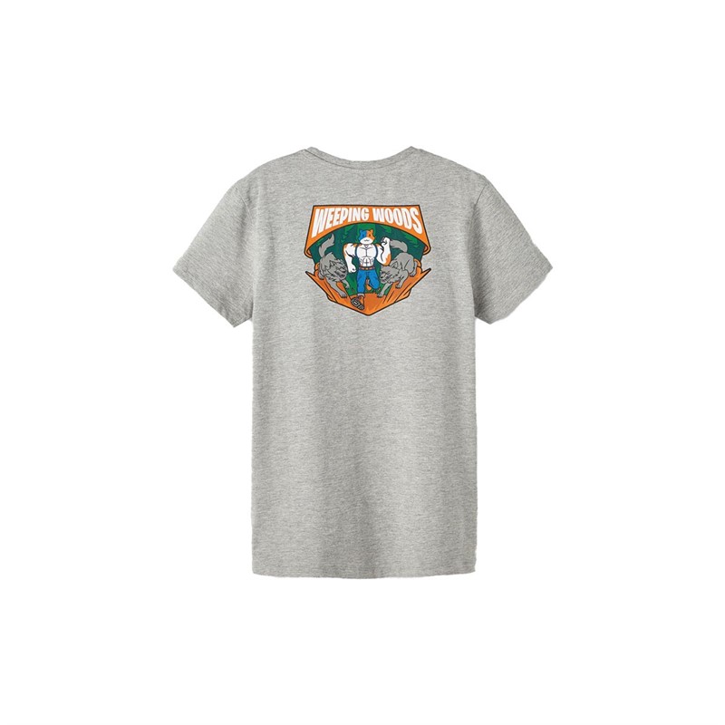 Fortnite Name It Boys Fin T-Shirt Grey Melange