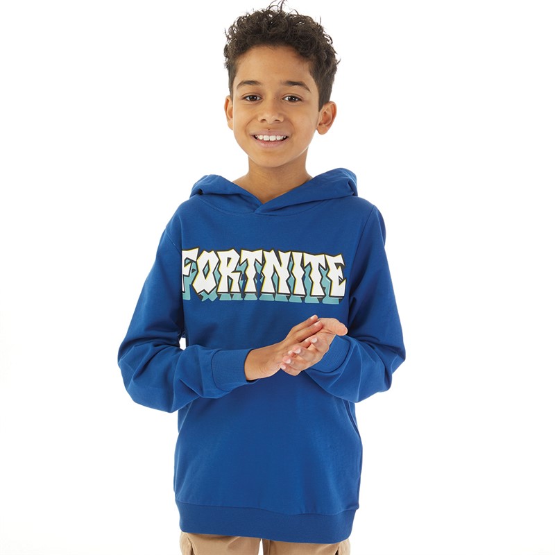 Fortnite Kids Riggs Hoodie True Blue