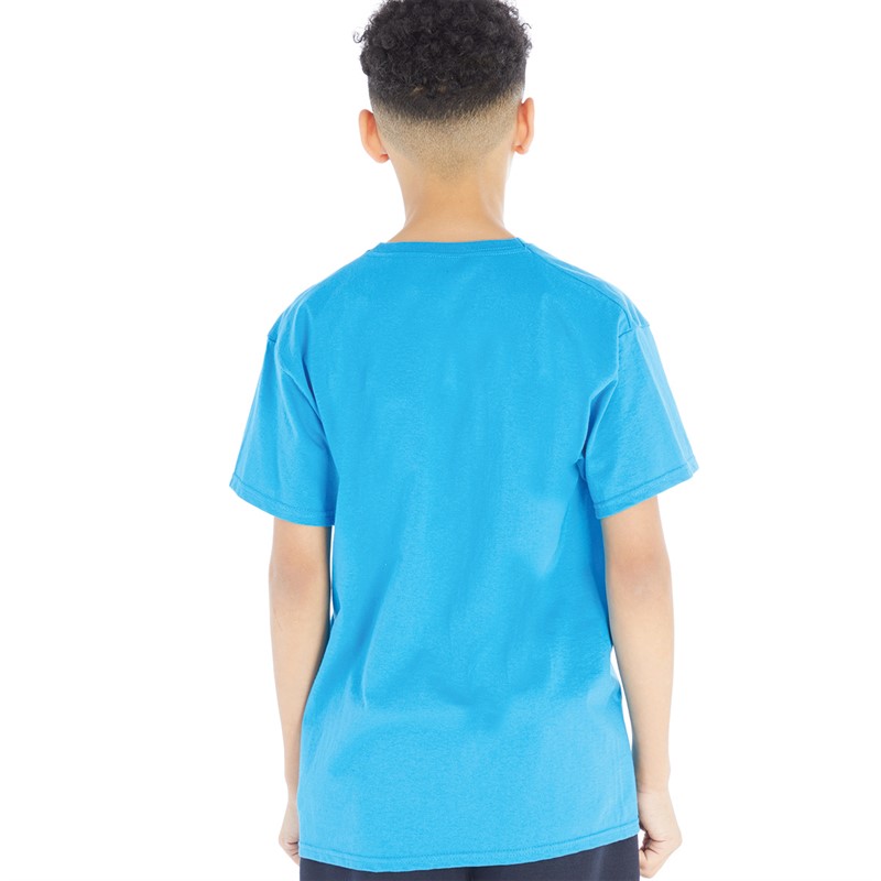 Fortnite Boys Logo T-Shirt Azure Blue