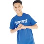 Fortnite Boys Logo T-Shirt Royal Blue