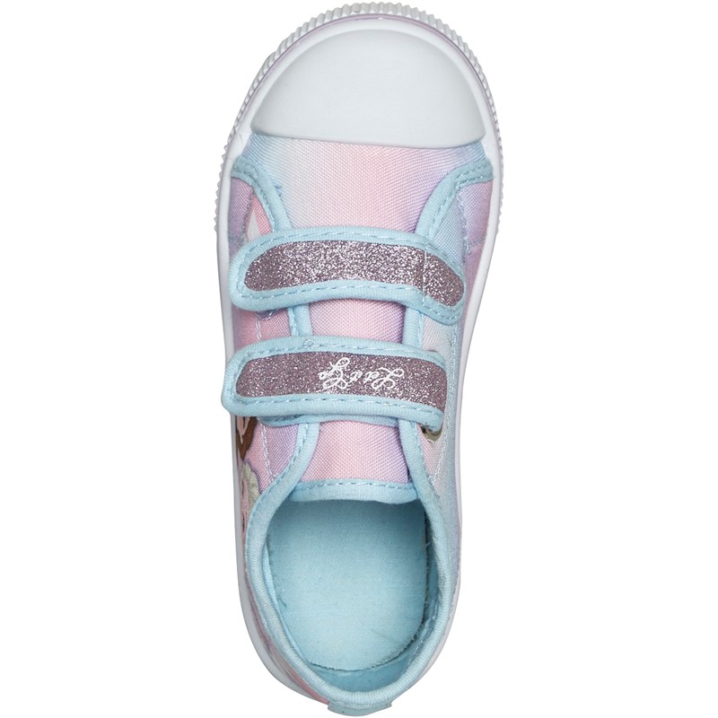 FROZEN Girls Rylie Twin Bar Canvas Pumps Multi