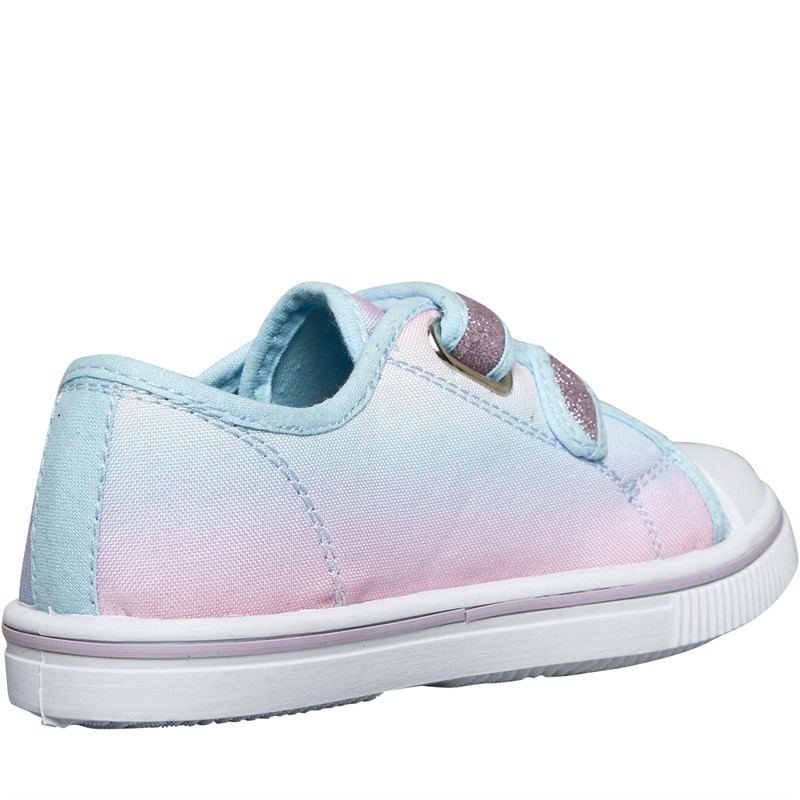 FROZEN Girls Rylie Twin Bar Canvas Pumps Multi