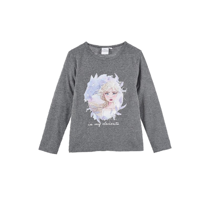 FROZEN Piger T-shirts Grå