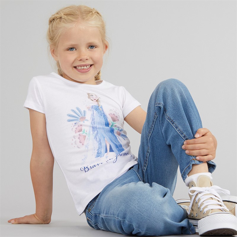 FROZEN Girls T-Shirt White