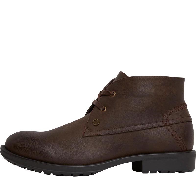 Firetrap Ritan Desert Boots Brown - Men's Shoes Firetrap Ritan Desert Boots Brown - Men's Shoes
