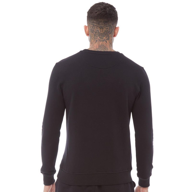 Buy Firetrap Mens Gnome Crew Sweatshirt Black Buy Firetrap Mens Gnome Crew Sweatshirt Black