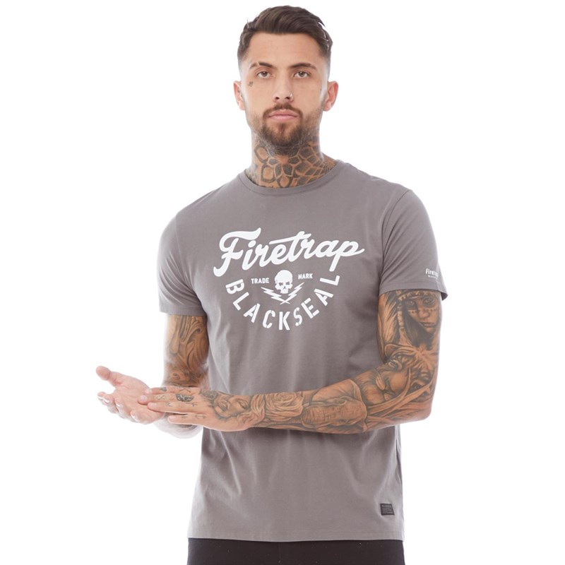 Buy Firetrap Mens Graph TShirt Grey
