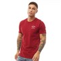Firetrap Tee-Shirt Script Homme Rouge