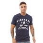 Firetrap Mens Seth T-Shirt Dark Navy