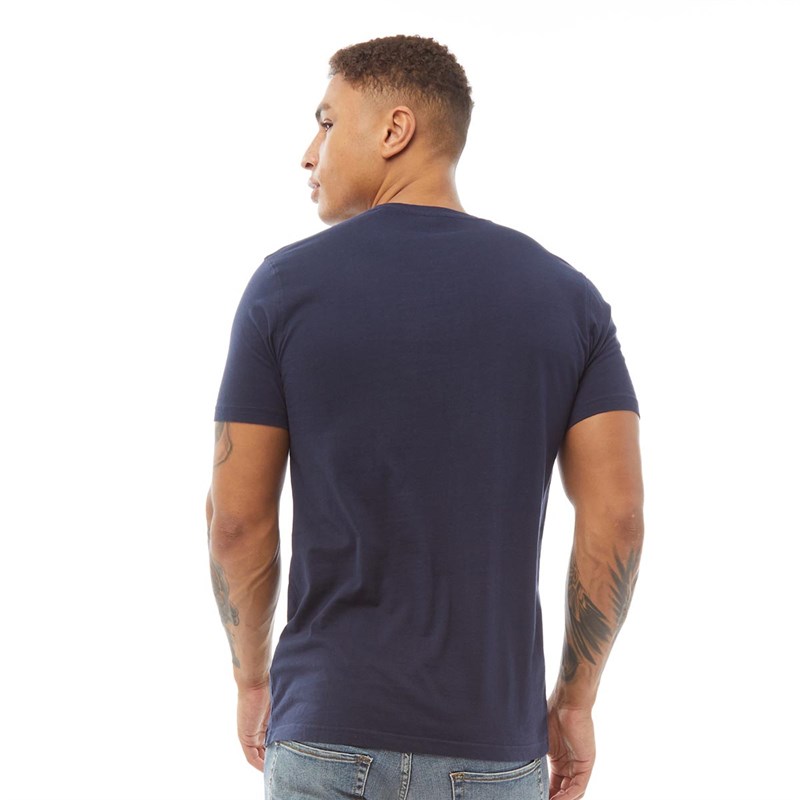 Firetrap Mens Seth T-Shirt Dark Navy