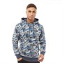 Firetrap Męskie Raze OTH Bluza z Kapturem Niebieski