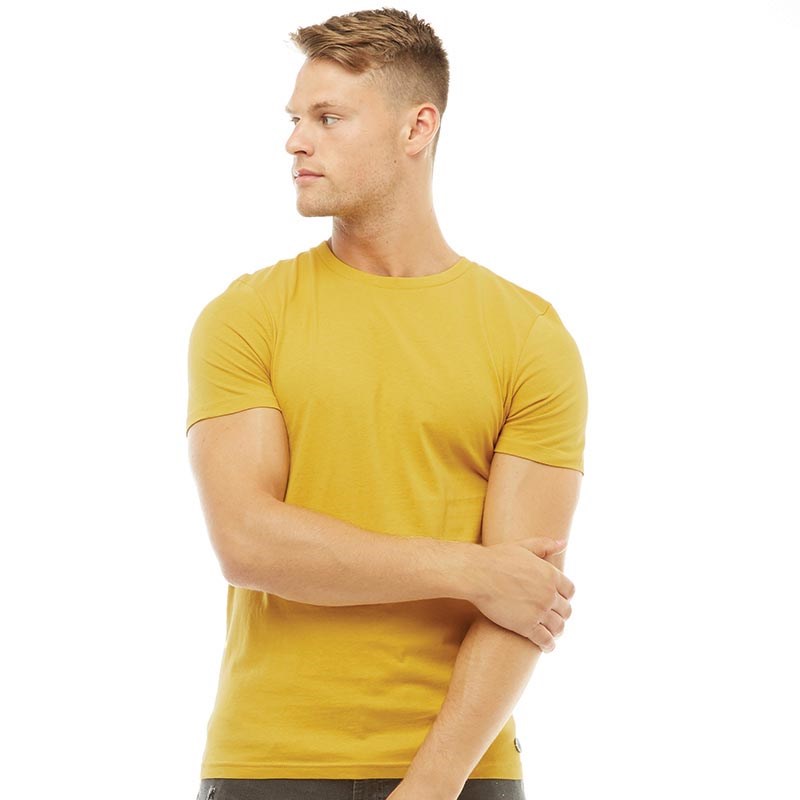 t shirt homme jaune