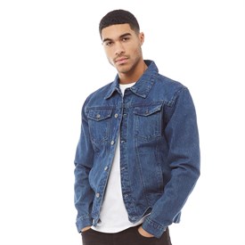 Fluid Heren Denimjack Middelblauw fluid kopen in de aanbieding