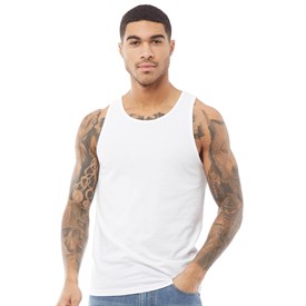 Fluid Heren Muscle Back Vest Wit fluid kopen in de aanbieding
