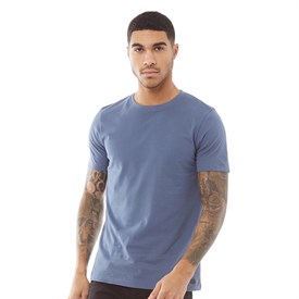 Fluid Heren Plain T Shirt Leiblauw fluid kopen in de aanbieding