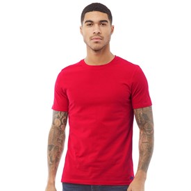 Fluid Heren Plain T Shirt Knalrood fluid kopen in de aanbieding