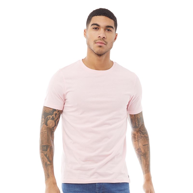 Buy Fluid Mens Plain T-Shirt Pink