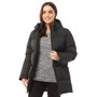 Fluid Damskie Watowany Kurtka Puffer Czarny