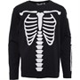Fluid Junior Skeleton Long Sleeve Top Black