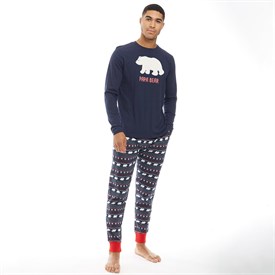 Image of Fluid Mens Bear Novelty Set Red/White/Navy