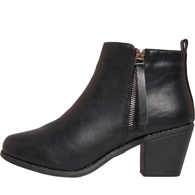 Side zip cheap ankle boots